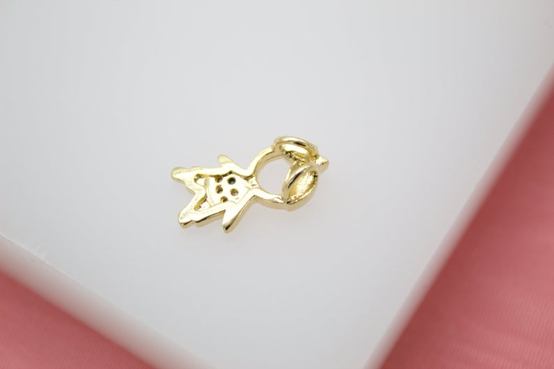 18K Gold Filled Girl & Boy Pendant (A13)