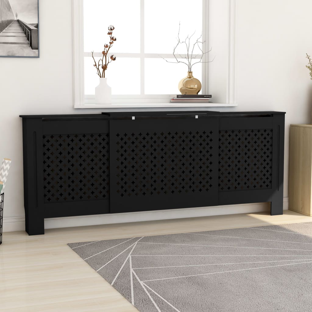 vidaXL Radiator Cover Radiator Guard for Home Office Heater Cabinet Cover MDF-7